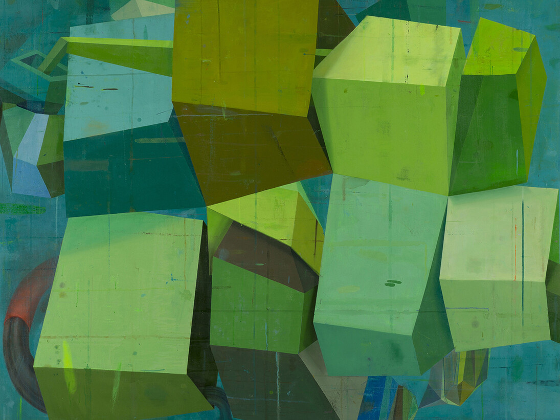 Deborah Zlotsky, Mermaid thoughts, 2014, Oil on canvas, 60 x 72 in.