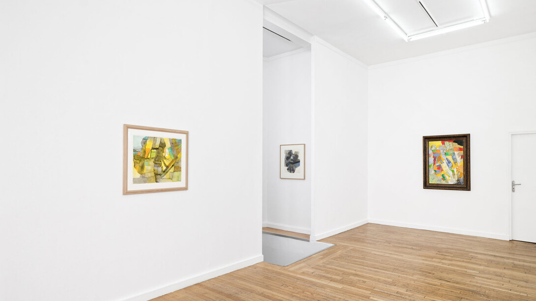 Maurice Estève, vue d'exposition. Avec l'aimable autorisation de Ceysson & Bénétière