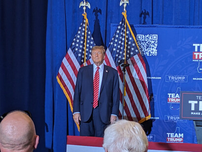 Asamblea a favor de Donald Trump. Centro de conferencias Grappone in Concord, New Hampshire, enero de 2024, EUA
Al ganar se transformó "en la garantía del orden mundial"