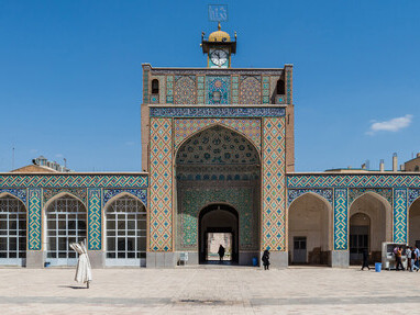 The Malek Mosque, located in Kerman, Iran, is one of the city’s oldest and most significant historical mosques