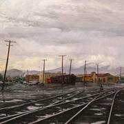 Daniel Morper, After the rain (detail), 1995. Courtesy of Lew Allen Galleries