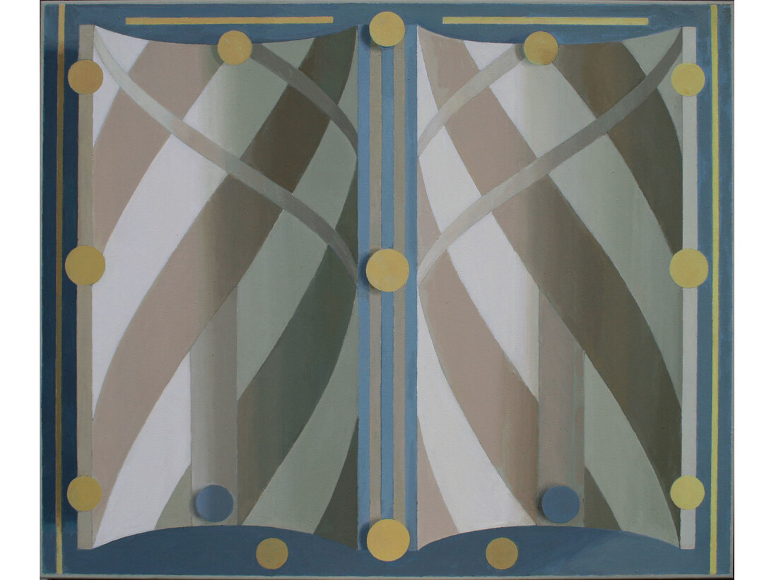 Benedict Rubbra, Exeter Cathedral, Oil on canvas, 102 x 123 cm, 2014