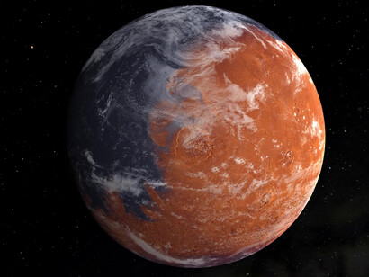 Hoy, Marte es un planeta centro turístico y científico de cientos de especies que habitan el universo