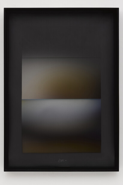 NVD#26, 2004, Black Arches Paper coated with aluminum and silicon monoxide, 57 x 41 in. (144.8 x 104.1 cm)61 x 42 3/4 x 4 15/16 in. (154.9 x 108.6 x 12.6 cm) (framed)
