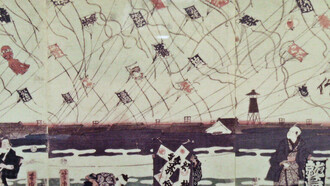 Artista japonés anónimo, antes de 1868. Alegoría de la inflación durante la era Bakumatsu entre 1853 and 1867, Japón