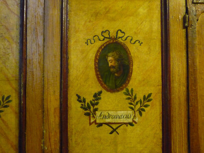 Anta degli armadi per conservare i preparati Andromaco