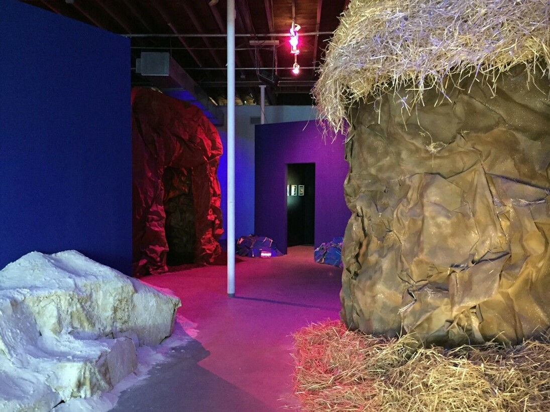 Alexis Gideon, The Comet and The Glacier, Exhibition view. Courtesy of Locust Projects