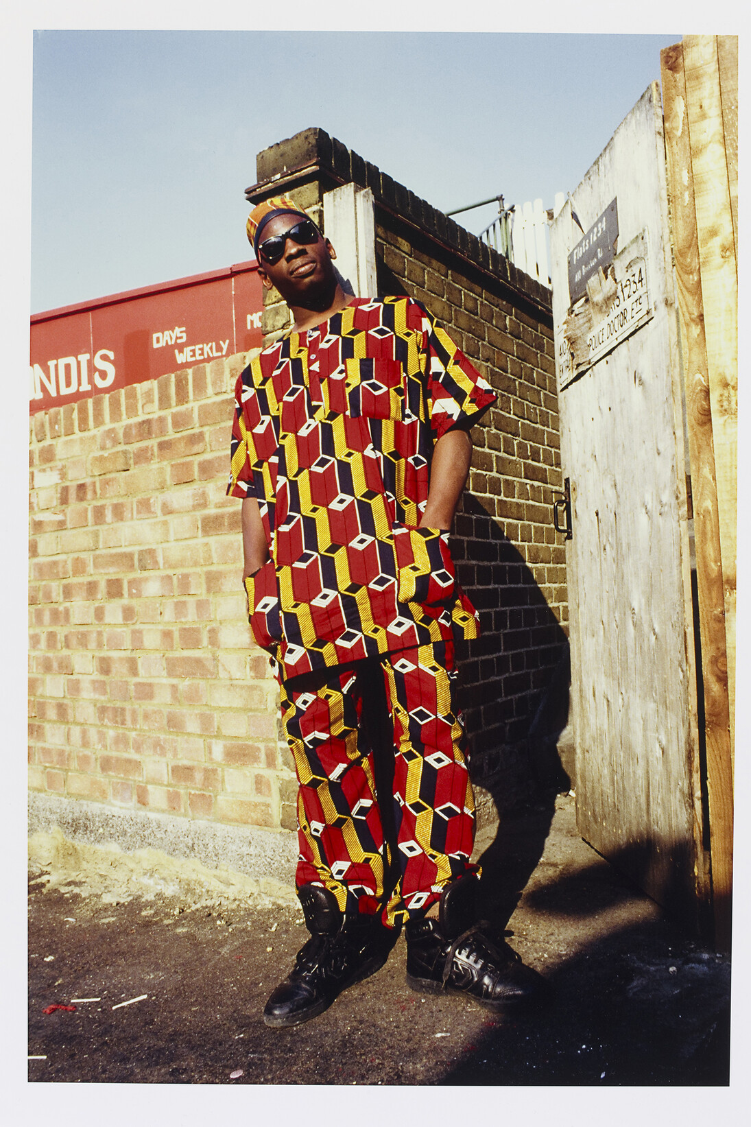 Normski, 'African Homeboy - Brixton, London, 1987', printed 2011, c-type print © Normski / Victoria and Albert, London