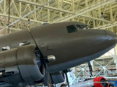 Douglas C-47 Skytrain/DC-3A. Courtesy of Pearl Harbor Aviation Museum