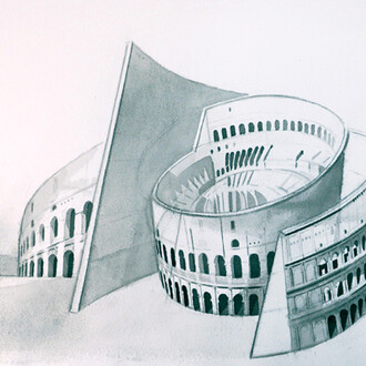 Viaggio nel Colosseo. Courtesy of Mercati di Traiano - Museo dei Fori Imperiali