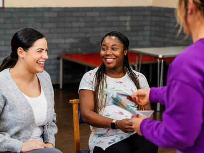 Women offer support and encouragement during a meaningful conversation about friendship, well-being, and shared experiences