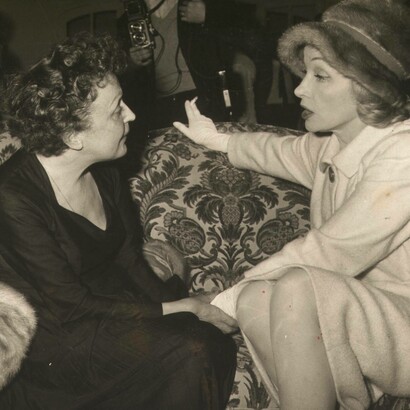 Édith Piaf e Marlene Dietrich, 1959