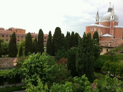 Vista sui giardini della Giudecca