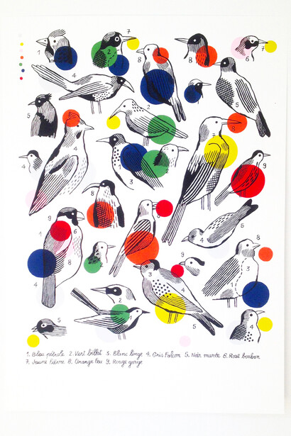 Jochen Gerner
Multi-cui, 2018
sérigraphie 8 couleurs sur papier rivoli 300G
70 x 50 cm
50 exemplaires
édition Anaick Moriceau