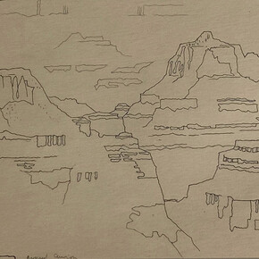 John Held, Jr., Grand Canyon. Courtesy of BYU Museum of Art