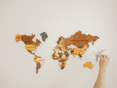 Viajar não é complicado, mas é preciso planejamento; Mapa do mundo