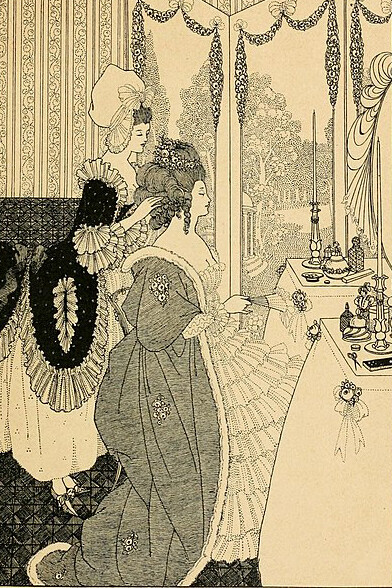 'The Rape of the Lock,' Alexander Pope's renowned heroi-comical poem, accompanied by illustrations from the talented Aubrey Beardsley