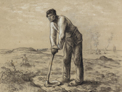 Peasants in Pastel. Courtesy of J. Paul Getty Museum