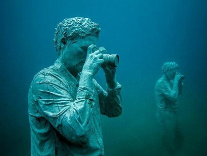 Museo Atlántico de Lanzarote. Un fotógrafo