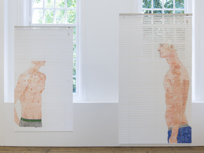 Neil Haas, Patrick Procktor, Installation view at The Approach, London. Photo: Damian Griffiths.