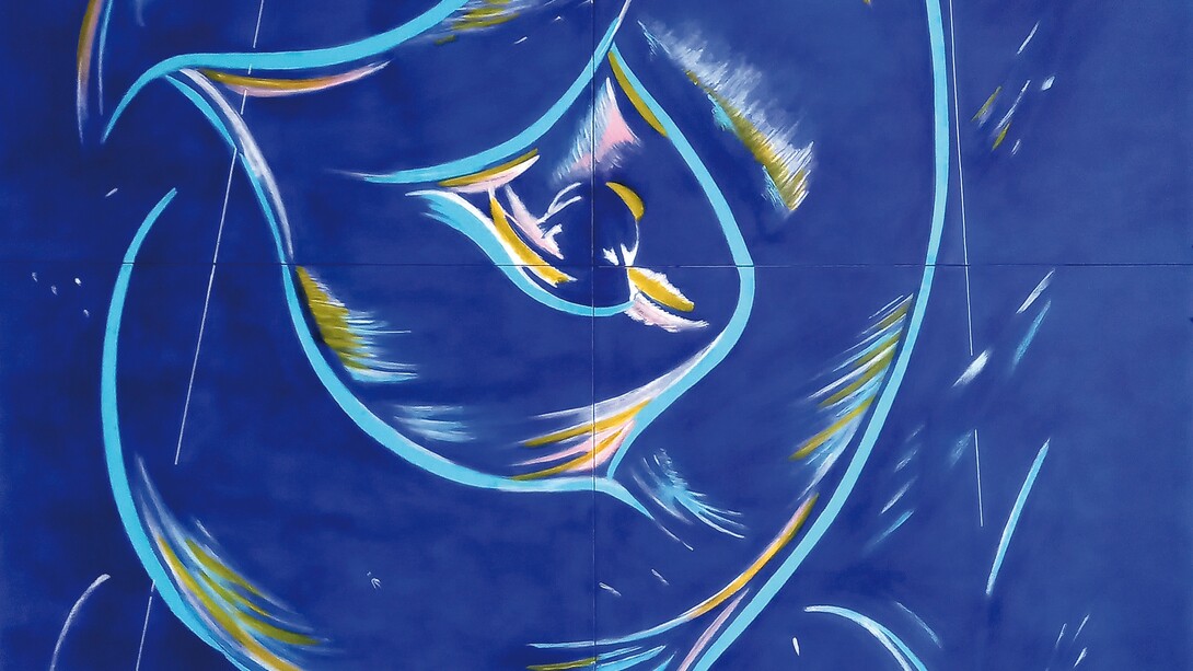 Enzo Devastato, Blu forma della luce 2, dettaglio