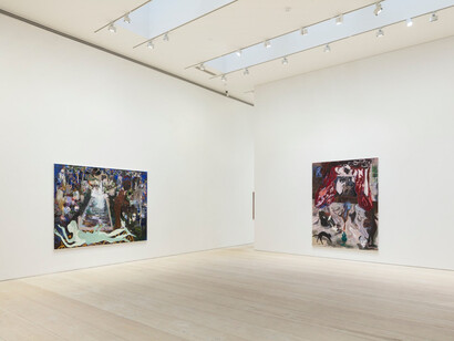 Eeva Peura, Bounded by darkness, exhibition view. Courtesy of Galerie Forsblom