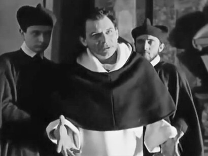 Gian Maria Volonté in una scena del film Giordano Bruno