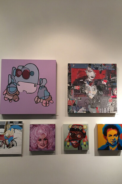 Square Pegs. Courtesy of Parlor Gallery
