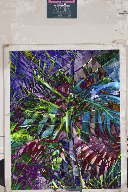 Christine Nguyen, Garden Picture 11, 2024.
Archival pigment inks on paper,
18.5 x 15 in. (47 x 38.1 cm),
Edition 1/2. Courtesy of the artist and David B. Smith Gallery