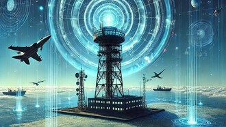 Illustrazione della tecnologia radar