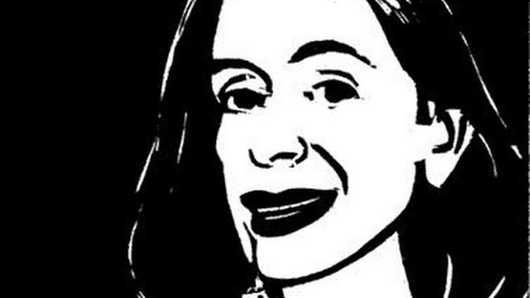 Alex Katz, Dark Eyes, 2000, Woodcut on 85gsm. Courtesy of Workplace Gateshead