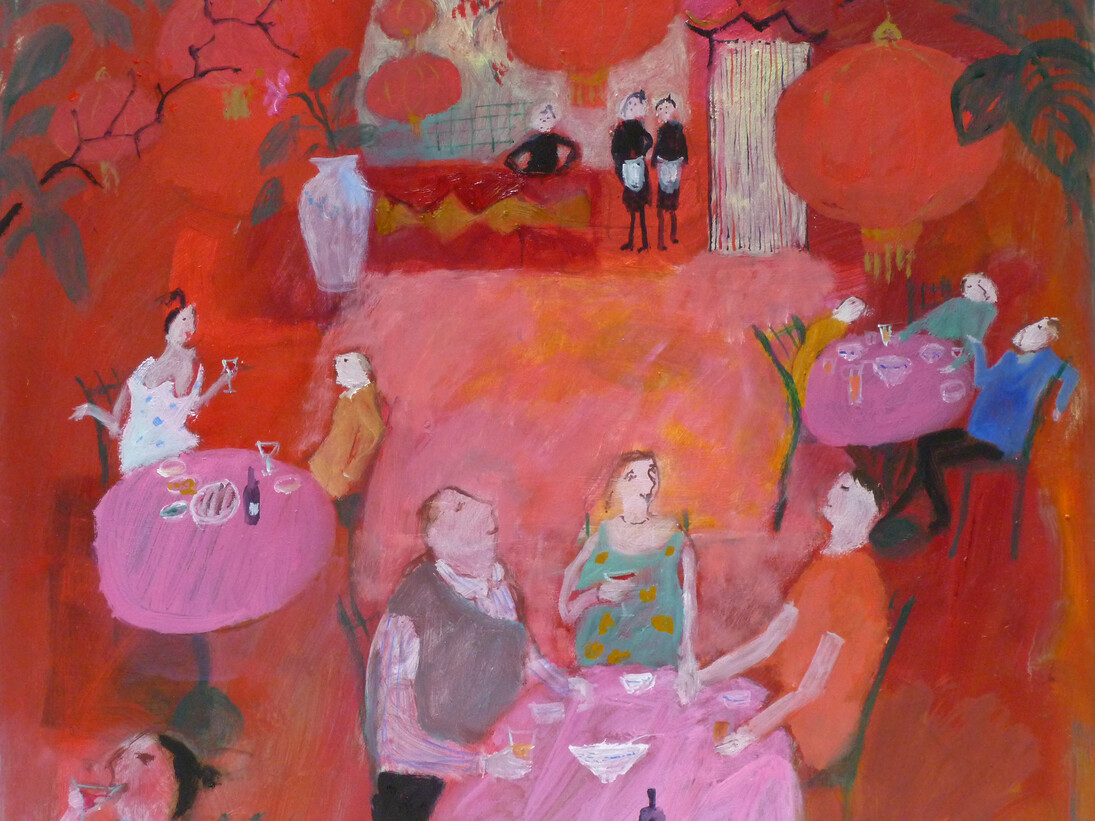 China Diner by Susan Bower RBA ROI
