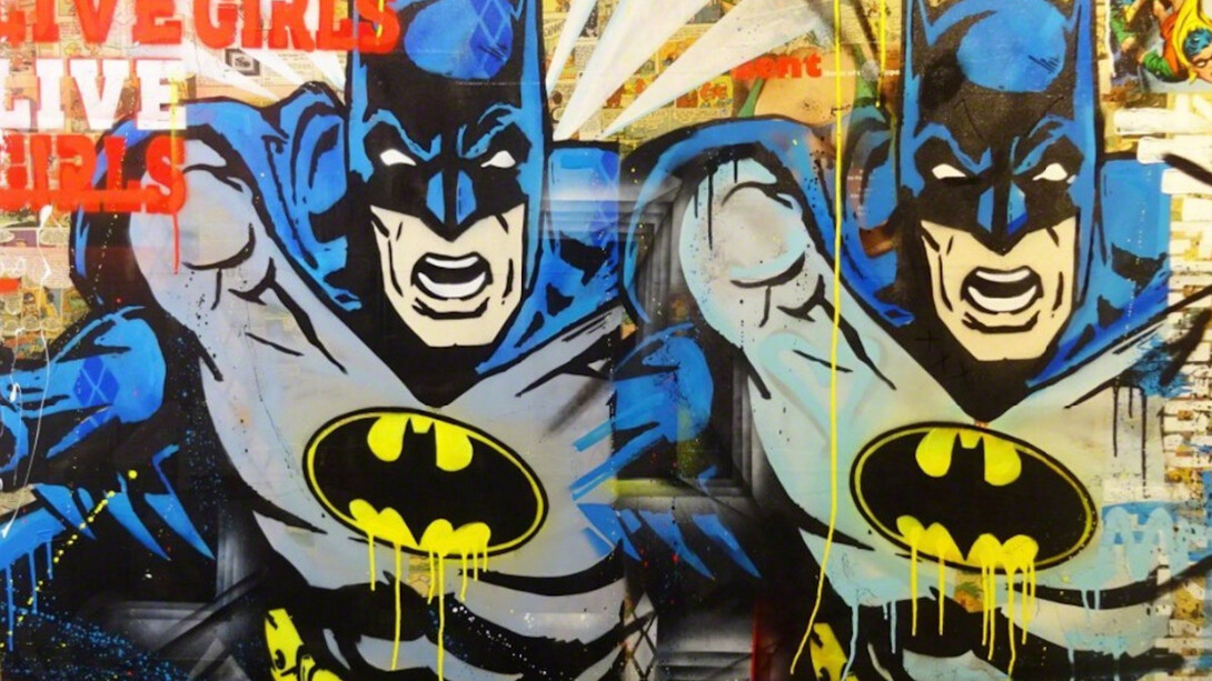 Layer Cake, Knights - Batman, 2016. Courtesy of Maddox Gallery