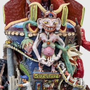 Sharif Farrag, Love complicated jug (detail), 2024. Courtesy of Jeffrey Deitch Gallery