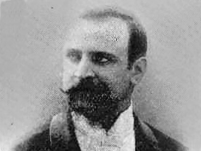 El único retrato conocido del Dr. Manuel Montorio. Publicado en: González Flores, L. «Historia de la influencia extranjera en el desenvolvimiento educacional y científico de Costa Rica» (Imprenta Nacional, 1921)