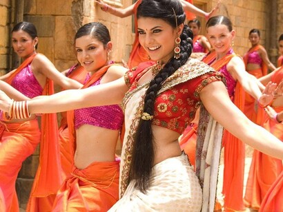 Escena de baile al estilo Bollywood