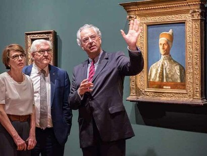 Around Mantegna and Bellini. Courtesy of Gemäldegalerie