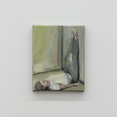 Daniela Krtsch, Untitled#8 (Heimat series), 2014, oil on canvas, 24 x 18 cm. Photo: João Ferro Martins, Image courtesy of the artist and 3+1 Arte Contempoânea, Lisbon