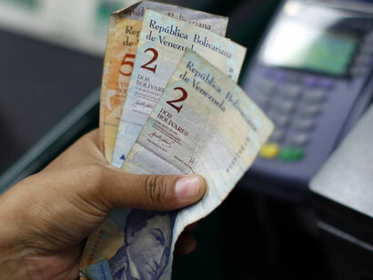 Billetes de bolívares venezolanos