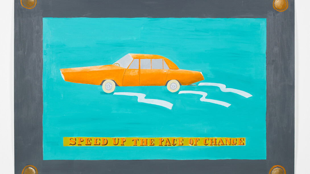 Lubaina Himid, Speed Up the Pace of Change (2016) Courtesy the artist and Hollybush Gardens. Photograph by Andy Keate
 