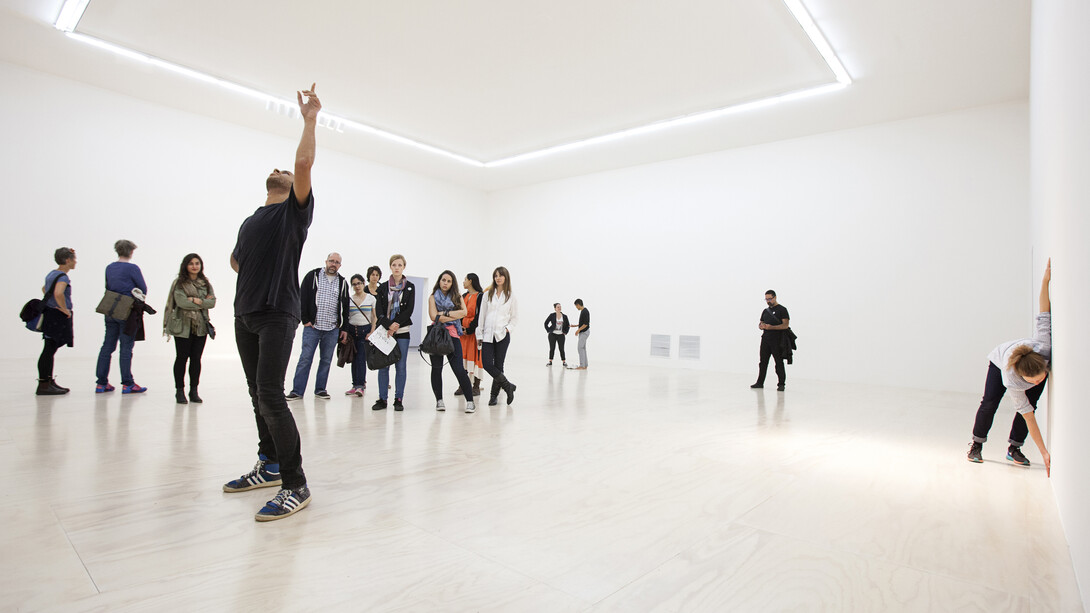 Retrospective by Xavier Le Roy. Photography by Lluís Bover. © Fundació Antoni Tàpies.