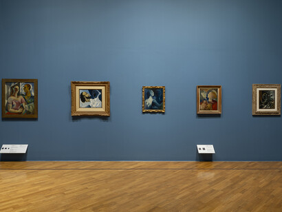 Ismael Nery, Modern trap, exhibition view. Courtesy of Pinacoteca
