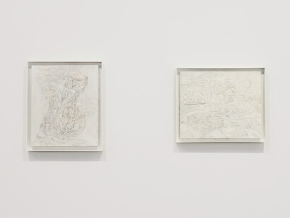 Katy Moran, Installation view: Katy Moran, January 30 - February 28, 2015, Andrea Rosen Gallery, New York © Katy Moran, courtesy of Andrea Rosen Gallery, New York