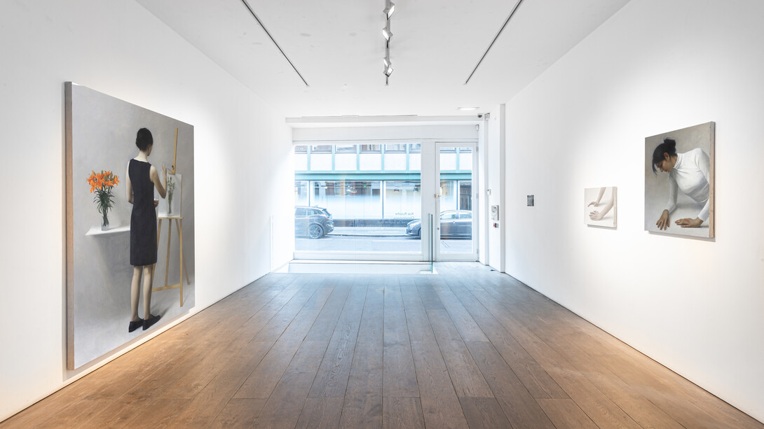 Ruozhe Xue, Chronoscape, exhibition view. Courtesy of rosenfeld gallery