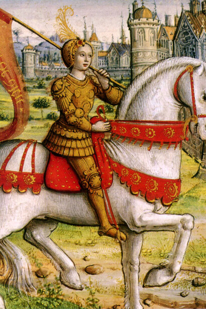 Giovanna D'Arco a cavallo