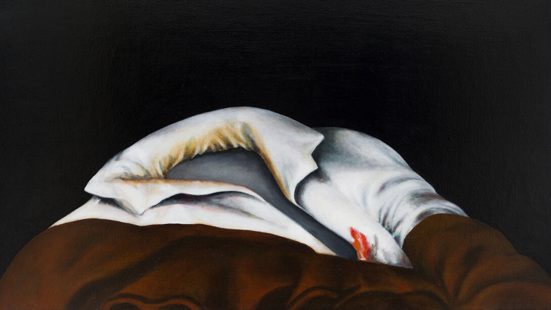 Lun*na Menoh, Courbet as The Wounded Man. Courtesy of the artist and TOTAH, NYC