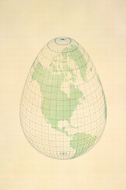 Agnes Denes, Isometric systems in isotropic space, 1976. Courtesy of the Museum of Fine Arts