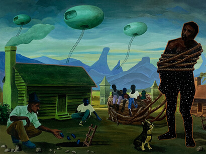 Marrow Gallery. Ronald Hall, Seeds of a nation (detail). Courtesy of Minnesota Street Project