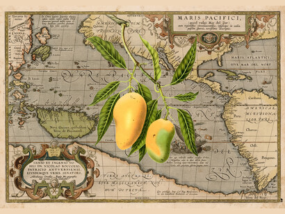 Mapa de la ruta comercial del Galeón de Manila