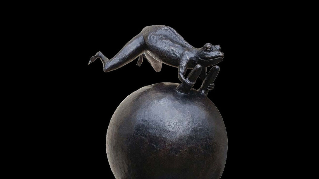 Bjorn Skaarup, The frog (detail). Courtesy of Cavalier Galleries